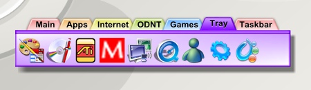 ObjectDock̋@\F^uhbN